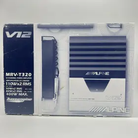 Mrv-t320 Alpine Mrv-t340 V-power Car Stereo Amp Amplifier 400 Watts New Rare