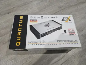 Qe1200.4 Amp Esx Quantum Digital 4ch 4-channel Class D Amplifier 1200wrm