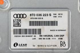 Audi 8t0035223j Audio Equipment Radio Sedan Amplifier Trunk Mounted Fits 09 A4 200229