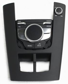 Audi 8v0-919-614-k Oem Console Bezel With Mmi Control Unit For A3 S3
