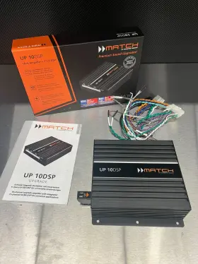 11-ch Audiotec-fischer 10dsp Match Up 10-ch Plug And Play Upgrade Amplifier 64 Bit Dsp Universal