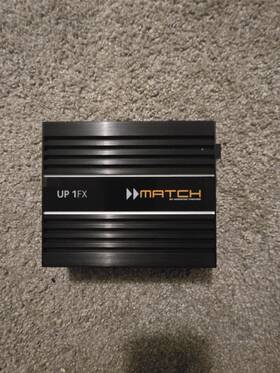 Audiotec-fischer Up-1fx Match Up 1fx 1-ch 1000w Rms 1-ohm Monoblock Sub Amp Mini Micro Helix