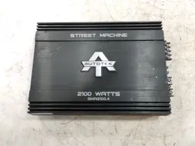 Sma2100-4 Autotek Sma2100.4 Street Machine Class Ab 4 Channel Amplifier Amp - 2100 Watts