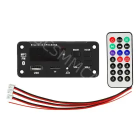 Bcsmmcar 904584339795 Car Radio Bluetooth Mp3 Player Power Amplifier Module Speaker Decoder Board Fm