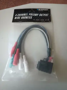 Blaupunkt 028851901154 New 4 Channel Pre-amp Output Wire Harness. Vintage