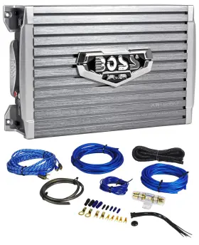 Ar1500m Boss Rwk81 Armor 1500 Watt Mono Compact Size Amplifier Bass Remote Amp Kit