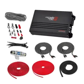 Xed8005d Cerwin-vega 500w 5-ch Car Amp Free Belva 8 Gauge Kit