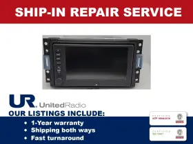 15147532 Chevrolet Repair Service On Touchscreen Am/fm/navigation 2011-2013 Corvette Radios