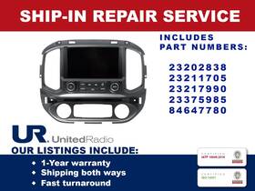 Chevrolet 23217990 Repair Service On Radio Display/control Panel For 2015-2016 Colorado