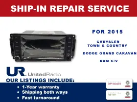 68245851ab Chrysler Repair Service For 2015 Dodge Ram Multimedia Oem Radio