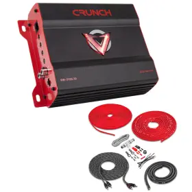 Dr-2125.1d Crunch Dr21251d Bak42 Class D V-drive Monoblock Subwoofer Amplifier With Amp Kit