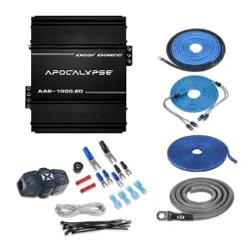 Aab-1000.2 Deaf Bonce Apocalypse Series 1000w Two Channel Amplifier With Amp Kit