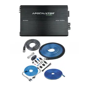 Asa15002 Deaf Bonce Xkit02 Apocalypse Asa 1500.2 Class D 2-channel Car Amplifier With Amp Kit