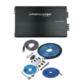 Asa25002 Deaf Bonce Xkit02 Apocalypse Asa 2500.2 Class D 2-channel Car Amplifier With Amp Kit