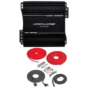 Atom5002 Deaf Bonce Bak42 Apocalypse Atom 500.2 Class D 2-channel Car Amplifier With Amp Kit