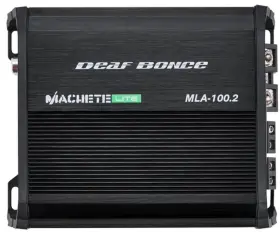 Mla-100.2 Deaf Bonce Machete Class D 2-channel Car Amplifier