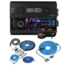 Smd-300.4ab Ds18 Smd3004ab Xkit04 Class Ab Smd Series 4 Channel Car Amplifier With Amp Kit