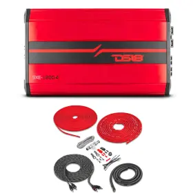 Sxe-1200.4 Ds18 Sxe12004rd Bak44 Sxe-1200.4/rd Class Ab Sxe Series 4-channel Car Amplifier With Amp Kit
