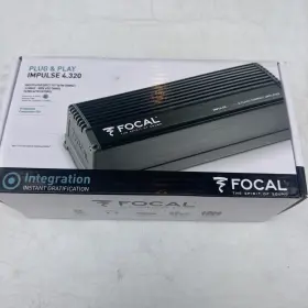 Impulse4.320 Focal Impulse Amplifier 4.320 - Compact 4 X 55 Watts Rms Class D Amp Impulse4.320 Focal Impulse Amplifier 4.320 - Compact 4 X 55 Watts Rms Class D Amp