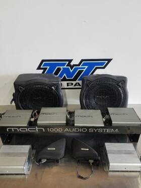 Ford 661.fd1g02 Mach Subwoofers Tweeter And Amps For 2002 Mustang