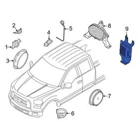 Ford Ml3z-18b849-d Genuine Amplifier
