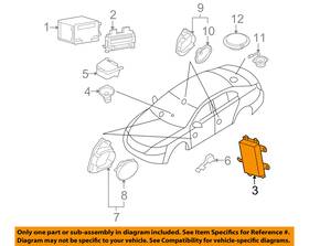Ford Oem Da5z-18b849-a Lincoln 13-15 Mks Stereo Audio Radio-amplifier Da5z18b849a