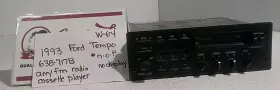 F23-19b132-ba Ford Tempo Used Vintage 1993 Tempo/am/fm Radio/cassette Player/no Display