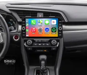 0000698 Fuosuc 4g Lte Qled Car Stereo For Honda Civic 2016 2021 8-core Android Auto