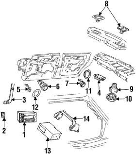 25623772 Gm Genuine Amplifier