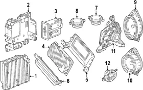 87814176 Gm Genuine F Amplifier
