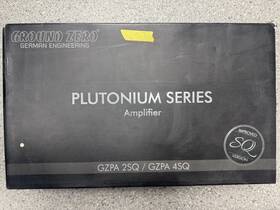 Ground Zero Gzpa-4sq Plutonium Gzpa 4sq 4-channel High Performance Sq Car Amplifier