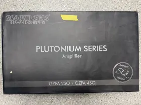 Gzpa-4sq Ground Zero Plutonium Gzpa 4sq 4-channel High Performance Sq Car Amplifier
