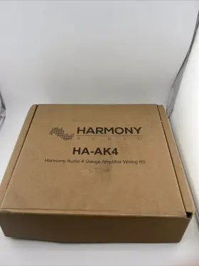 Ha-ak4 Harmony 1800w Amp Amplifier Install Kit