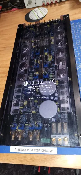 Hxa500 Helix Hxa 500 Q Mkii 5 Channel Amplifier With Parametric Eq / Made In Germany