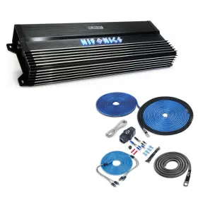 A3000.1d Hifonics A30001d Xkit82 3000w Alpha Series Monoblock Amplifier With Amp Kit