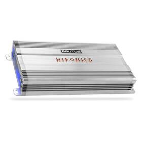 Hifonics Bg-1100.4 Brutus Bg 1100 Watt 4 Channel Amplifier With Built-in Uv Meter Silver