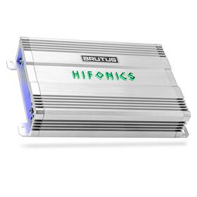 Hifonics Bg-520.4 Brutus Bg 520 Watt 4 Channel Amplifier With Built-in Uv Meter Silver