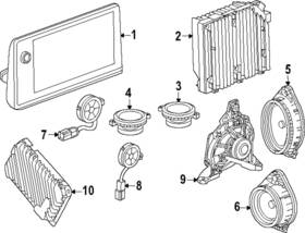 Honda 85820594 Genuine Amplifier Speaker