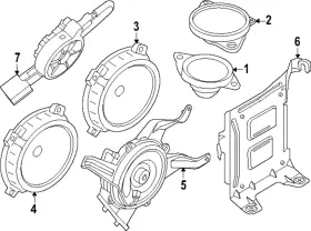 96370-be100 Hyundai Genuine Amplifier