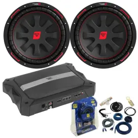 Cvp12d4 Jbl/cerwin-vega Mobile Stadium 600 Bass Amplifier And 2 12 Inch Subwoofers Dvc 4 Ohm