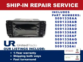 5091338af Jeep Repair Service 2012-2014 Ram Oem Radios And Other Part Numbers