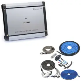 Kac-d8105 Kenwood Kacd8105 Xkit46 1600w Max Power 5-channel Car Audio Amplifier With Amp Kit