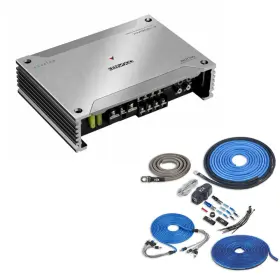 Xm302-4 Kenwood Xm3024 Xkit44 Excelon 300w Rms 4-channel Marine Amplifier With Amp Kit