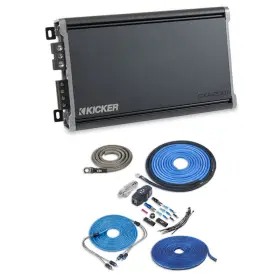 46cxa12001 Kicker Xkit42 Cxa1200.1 1200w Rms Class-d Monoblock Amplifier With Amp Kit