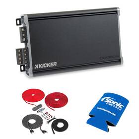 Kicker 46cxa3604 Bak82 Sonickoozie Cx360.4 Class Ab Cx-series Car Amplifier Amp Wire Kit With Sonic Koozie