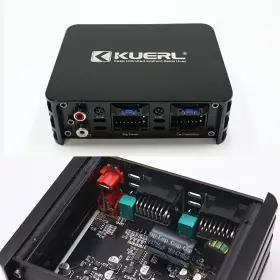 C00823001 Kuerl 4x80w 4 Channel Car Amplifiers Power Android Audio Stereo Bass Dsp Amp Aluminum