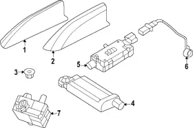 Lr167024 Land-rover Genuine Amplifier