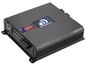 3000w Massive Audio H3000 Hippo Class-d Monoblock Subwoofer Amplifier Rms 1