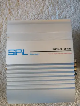 Spl4-240 Max Series I Car Stereo Amplifier 240w Power With Box And Accessories