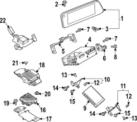 Dekl-66-a20c Mazda Genuine Amp Power Audio